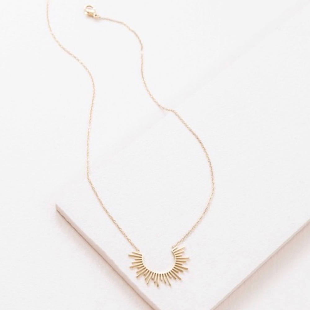 Sunny Gold Plated Necklace